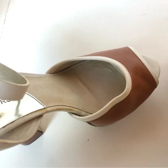 Michael Kors Platform Ankle Strap Stiletto leather Sandals | 7.5 - Picture 15 of 17